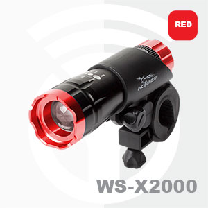 LED T5 자전거 줌 라이트(WS-X2000)빨강