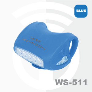 경량7구 실리콘LED(자전거용) (WS-511)파랑